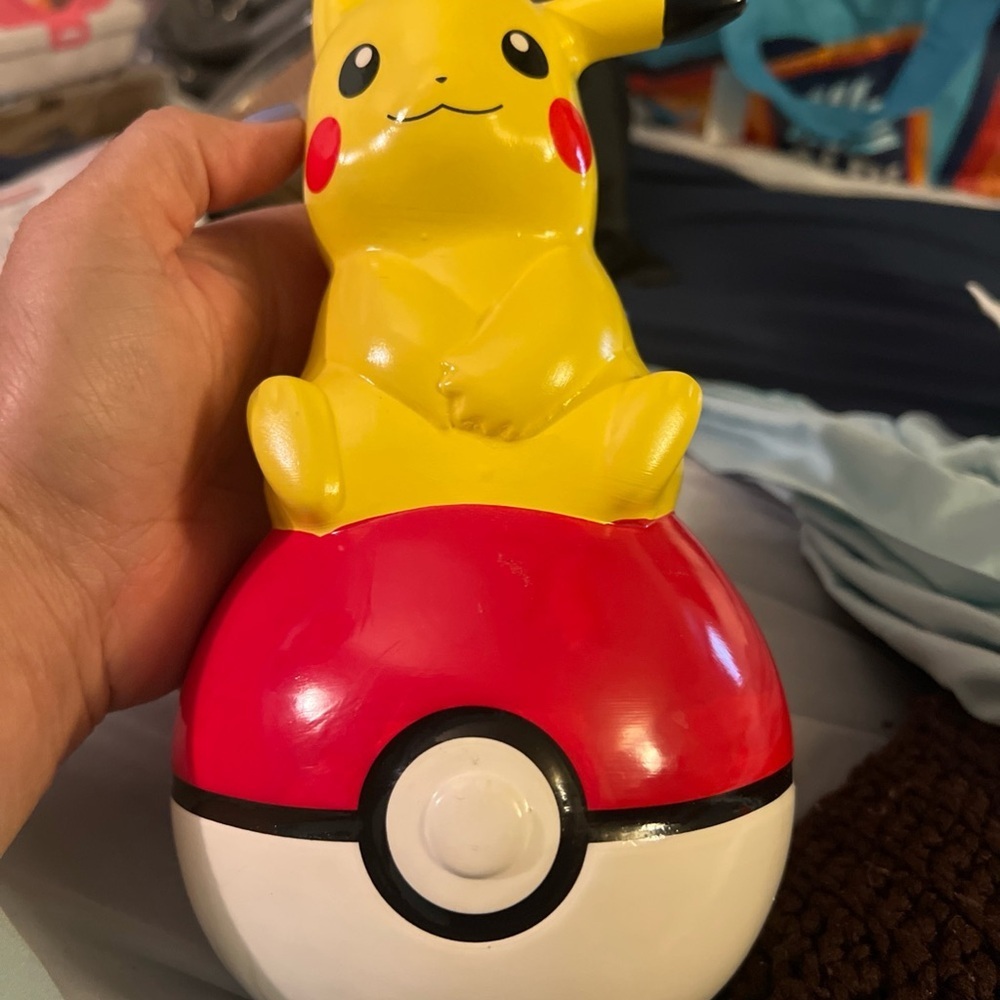 Yellow and Red Pikachu Action Figure Playset